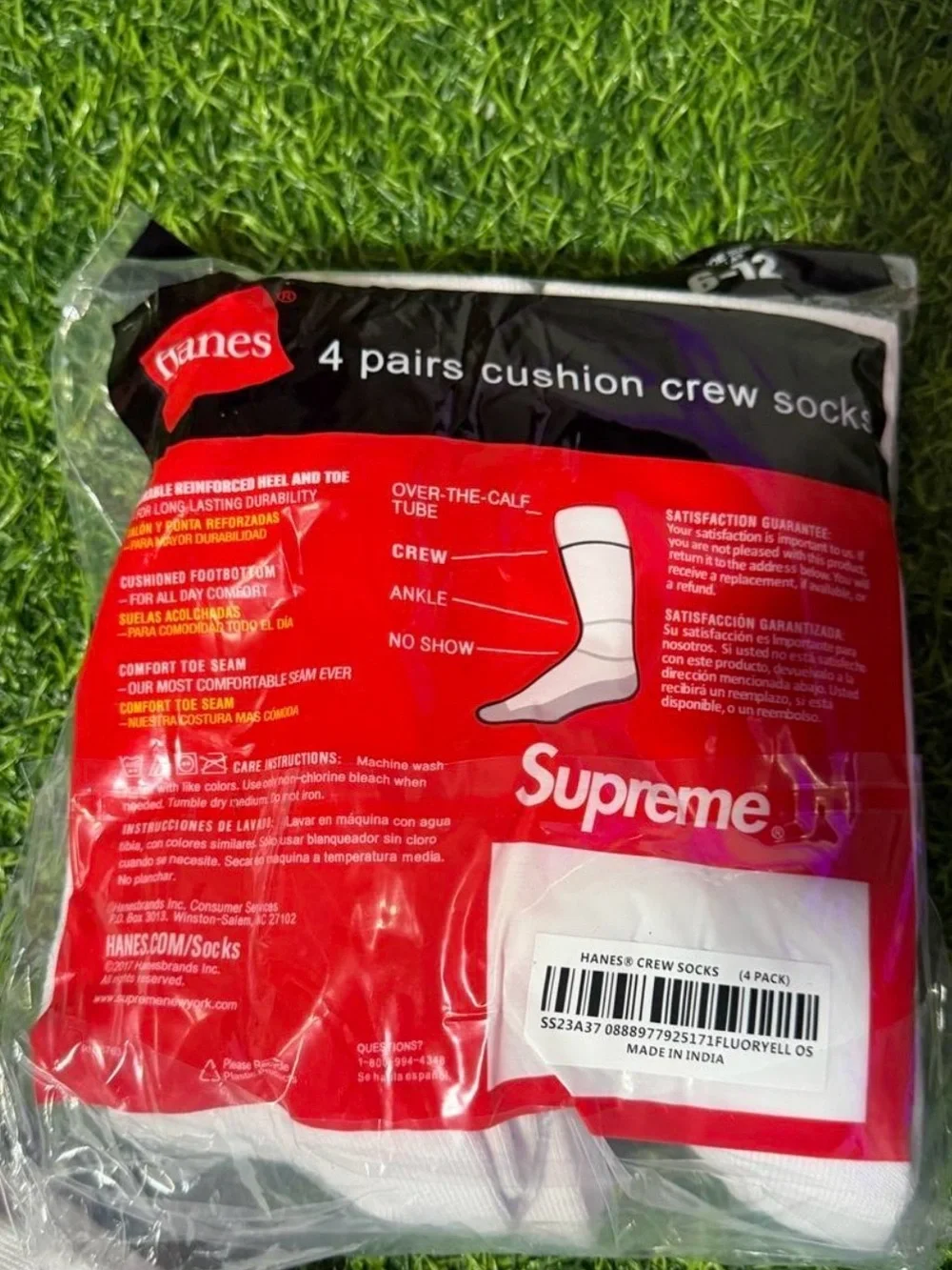 Supreme white crew